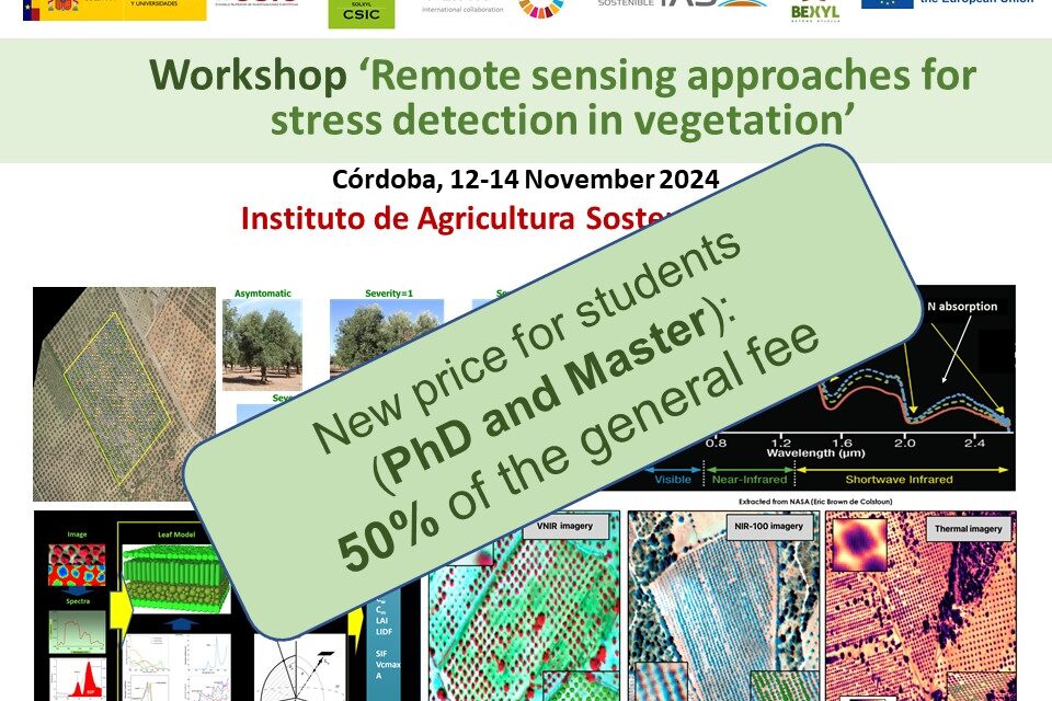 Workshop Remote Sensing Approaches for Stress Detection in Vegetation