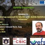 SEMINARIO Nº 9, DE 10 DICIEMBRE 2024 DISPONIBLE EN EL CANAL YOUTUBE «SOLUCIONES A XYLELLA FASTIDIOSA»